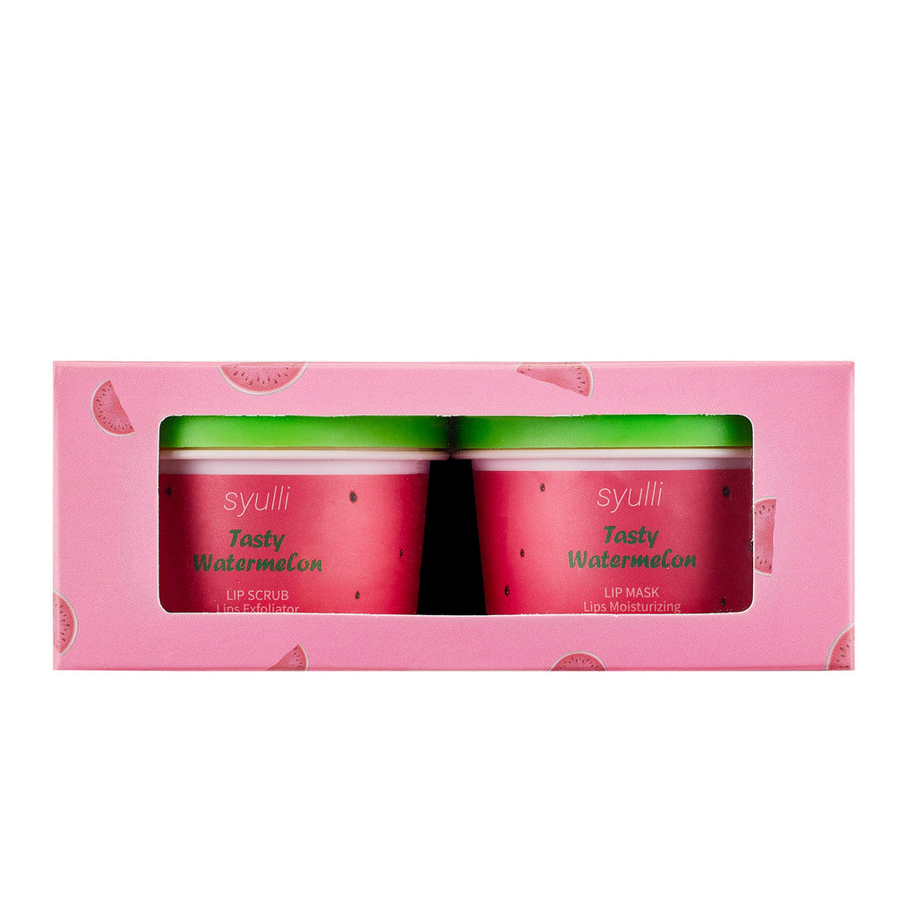 Watermelon Lip Scrub and Hydration Care Set