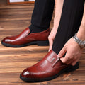 Men's Business Casual Leather Shoes, Soft Sole, Non-Slip