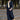 Stylish Men's Black Long Shirt Muslim Robe