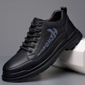 Men's Soft Sole Leather Business Shoes - Breathable Design